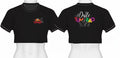 Son Y Tumbao black graphic crop top with